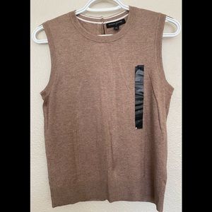 NWOT Banana Republic factory sweater tank, brown S